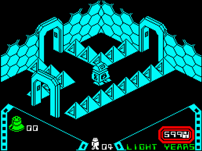 Alien 8 - ZX Spectrum game screenshot (1985) by Ultimate Play The Game